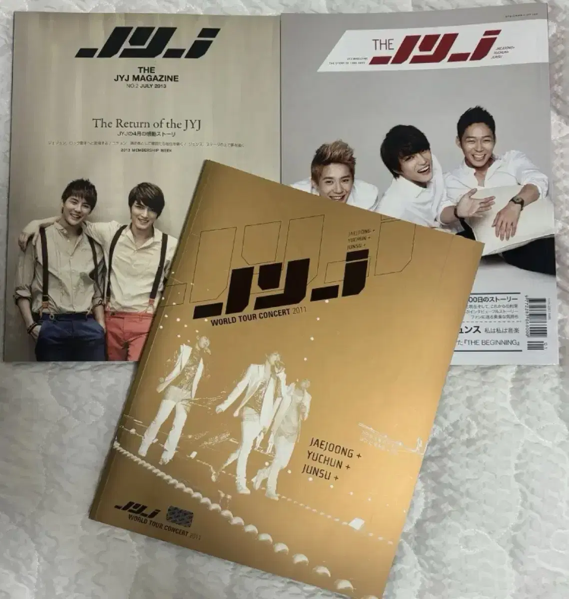 JYJ MAGAZINE FC한정 일본판 + 월드투어 팜플렛